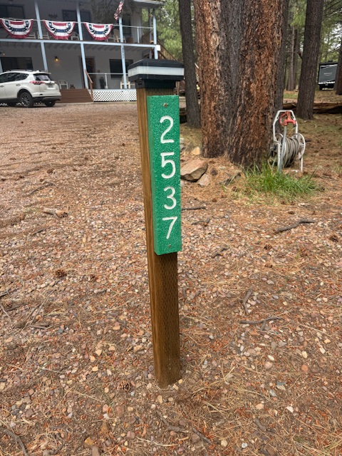 House Number Sign
